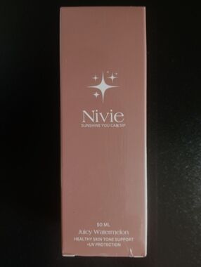 Nivie Self Tanning Drops Juicy Watermelon Flavor 50ml Each New In Box